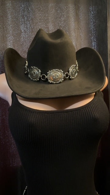 Western cowgirl hat