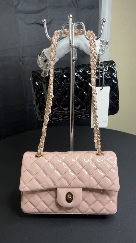 Top Handle With Chain Strap
