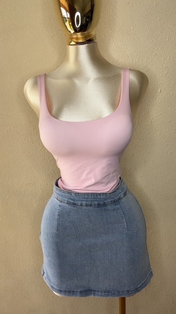 City Denim Mini Skirt