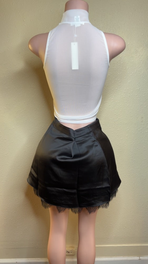 Mesh sleeveless top